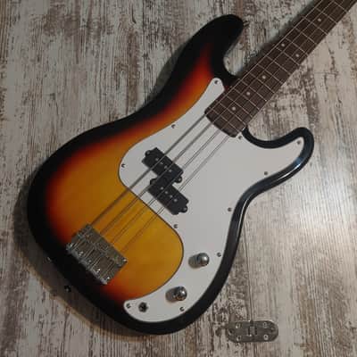 2000 Squier Affinity Precision Bass Sunburst 34" Scale Rosewood Fretboard Pro Set Up