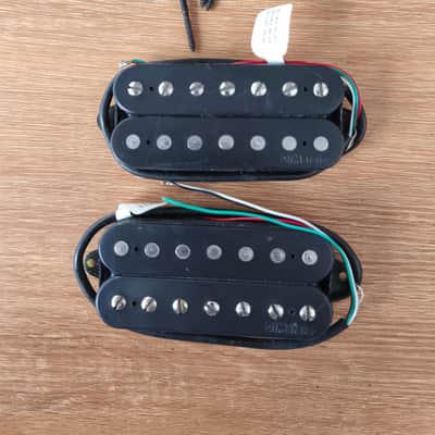 DiMarzio DP759 & IH759 PAF 7 String Set Black image 1