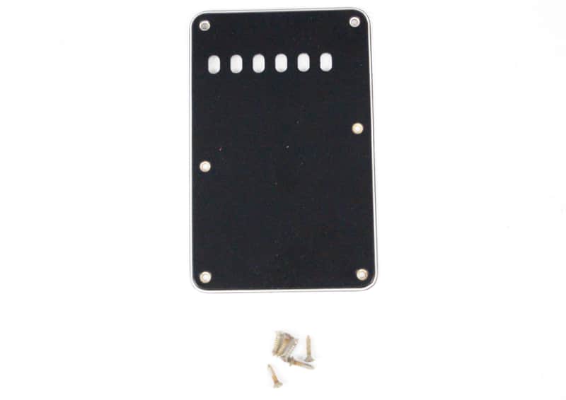 Immagine 1986 Vintage Fender 1960 Reissue Stratocaster Tremolo Black Back COVER Strat USA 1980s Early Corona - 1