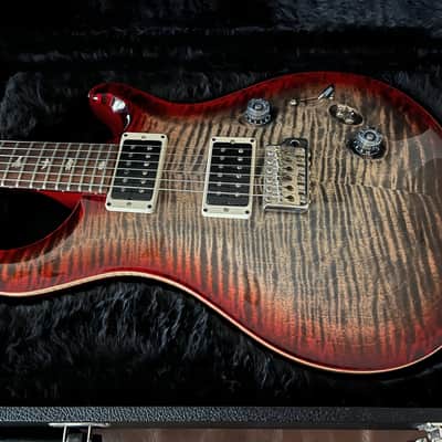 PRS Custom 24-08 ( 2018 ) - Charcoal Cherry Burst image 1