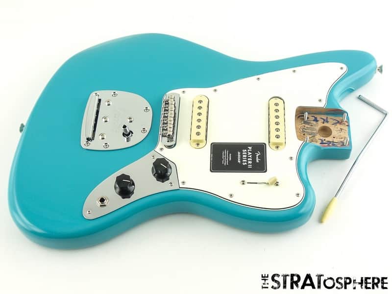 Fender Player II Jaguar Series LOADED BODY, Alnico 5 & 2 Guitar Aquatone Blue image 1
