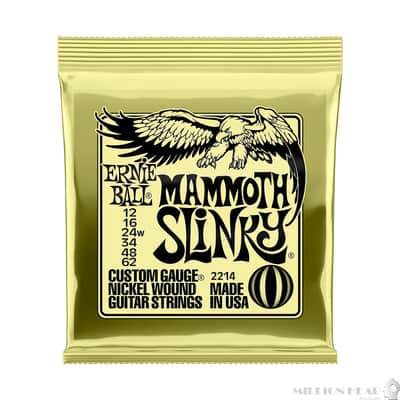 Ernie Ball Mammoth Slinky 2214 Nickel Wound Electric Guitar Strings 12-62 image 1