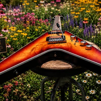 O'VADKA FLYING V 1993  with Stratocaster sound and feel. Only one. Incredible sound. Museum specimen guitar. image 4