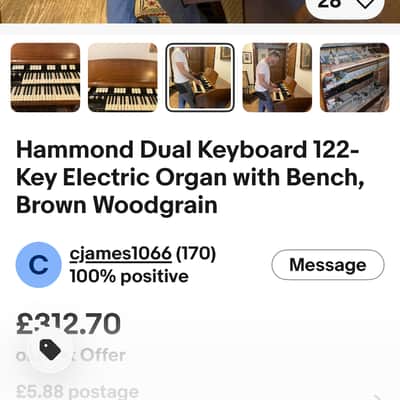Hammond L122 Tonewheel Mid 1960s - Gloss image 13