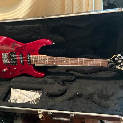 jackson electric guitar  candy apple red image 6