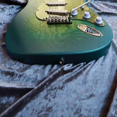GB Liuteria Traditional Strato VegaTrem - strat style – Tamo Green image 14