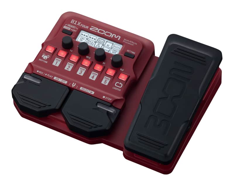 Zoom B1x Four Multi-Effects Bass Pedal w/ Expression image 1
