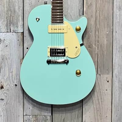 Gretsch G2215-P90 Streamliner Junior Jet Club Mint Metallic, This Guitar Flat Our Rocks with Tone image 2