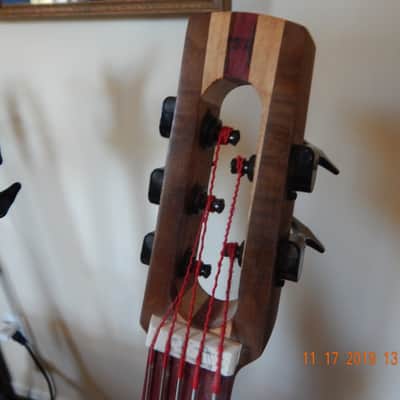 wish bass left handed fretless triple neck. image 12
