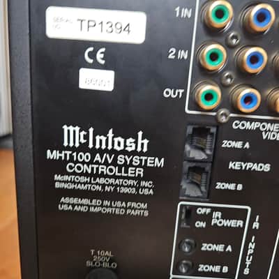 McIntosh MHT100 6-Channel AV Controller 2001 - 2003 - Black image 3