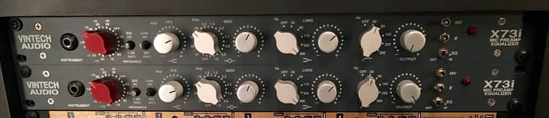 Vintech Audio X73i Mic Pre EQ Pair w/ PSU image 1