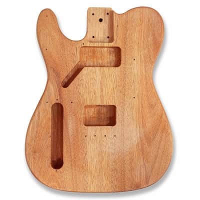 Telecaster Style  Left-Handed Electric Guitar Kits, Okoume image 2