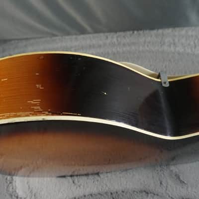 Teisco EP-14 1960s - Brown Burst Hollow Body Electric image 14