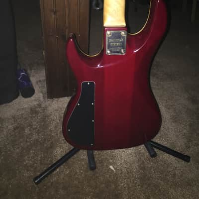 Samick Valley Arts Pro bass mid 90's Cherryburst image 4