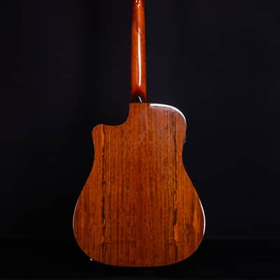 Fender CD-140SCE Dreadnought, Walnut FB, Natural with Case image 7