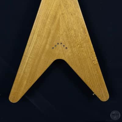 Gibson Korina '58 Flying V from 2022 in Natural with original case image 6