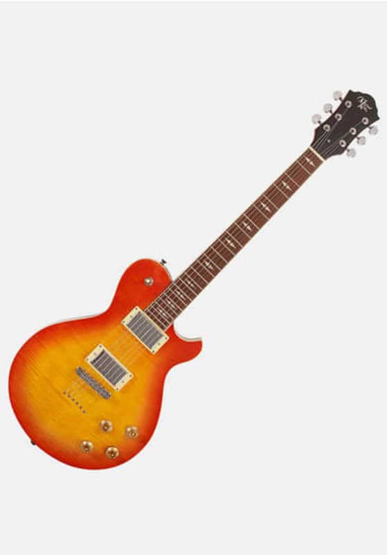 Michael Kelly Guitars, Patriot Decree Standard Cherry Sb Chambered Ebonyfb, MKPDSCSJRA image 1