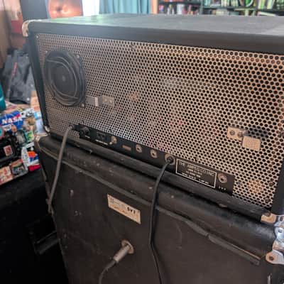 Ampeg SVT October 1969 head unmodded (one of six) - Black tolex Blue Line & 810 squareback cab w extra sextet 6146 image 9