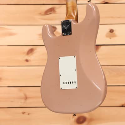 Fender Custom Shop 1959 Stratocaster Journeyman Relic - Dirty Shell Pink - CZ582861 - PLEK'd image 8