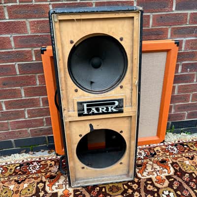 Vintage 1967 Park Marshall 2x12 Amplifier Cabinet Column Repairs Celestion T1221 image 1