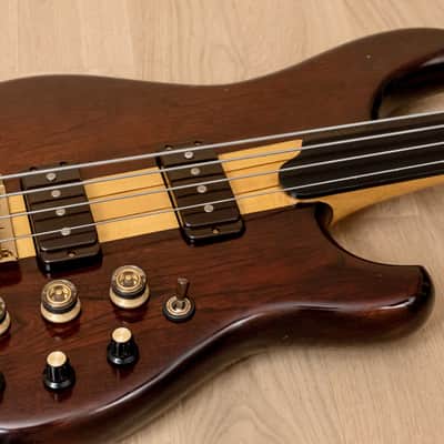 1981 Ibanez Musician MC-924H Vintage Hybrid Fretted & Fretless Bass, AJ10 Alphonso Johnson Signature image 6