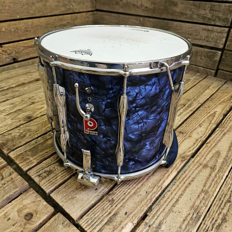 Marching Snare Drum 14" Premier, Blue Pearl USED! RKXXT220726 image 1