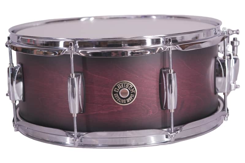 Gretsch Catalina Maple 14" x 6" Snare Drum – Satin Deep Cherry Burst – Mint image 1