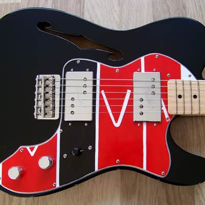 TPP Jonny Buckland / Coldplay "Viva La Vida" Fender 72' Thinline Telecaster Tribute - "Blacky" image 2