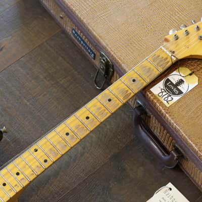 2015 Nash S-57 Electric Guitar 2-Tone Sunburst Heavy Relic + OHSC image 3