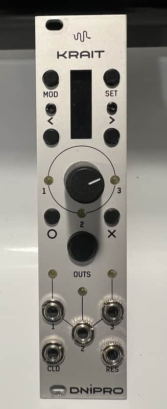 Dnipro Modular Krait || 3-channel knob recorder, LFO and random CV source image 1