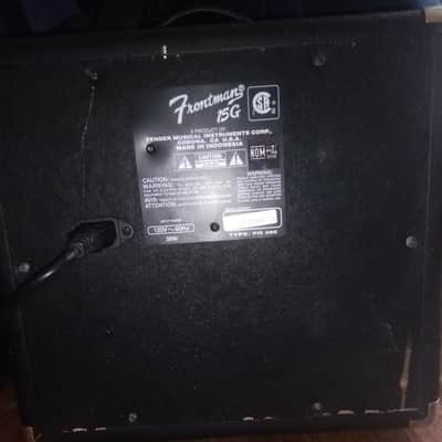 Fender Frontman 15G Series II 2-Channel 15-Watt 1x8" Guitar Practice Amp 2002 - 2010 - Black image 7