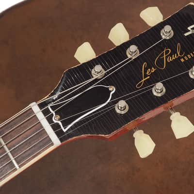 Gibson CUSTOM SHOP M2M LES PAUL STANDARD 1959 2H HT RW #R961618 - AGED SUNRISE TEABURST image 6