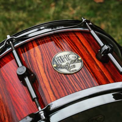 HHG drums  13x7 Cocobolo Stave 2020 Natural High Gloss image 1