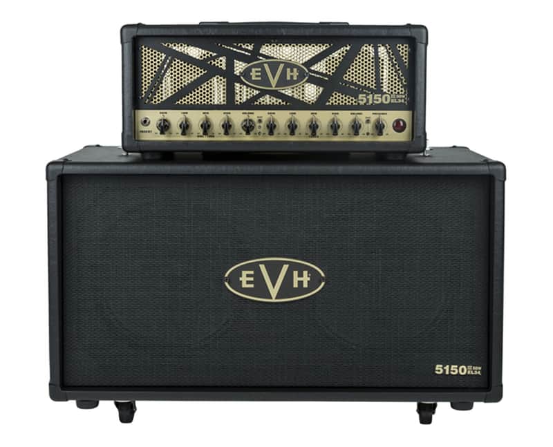 Used EVH 5150III EL34 212ST 2x12" Guitar Cabinet - Black image 1