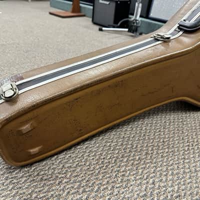 1970’s Vintage USA Ovation Deep Bowl Acoustic Guitar Hardshell Case Brown image 13