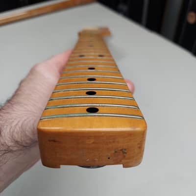 1973 Fender Stratocaster Neck - Straight - Light Fret Wear - Great Neck! image 5