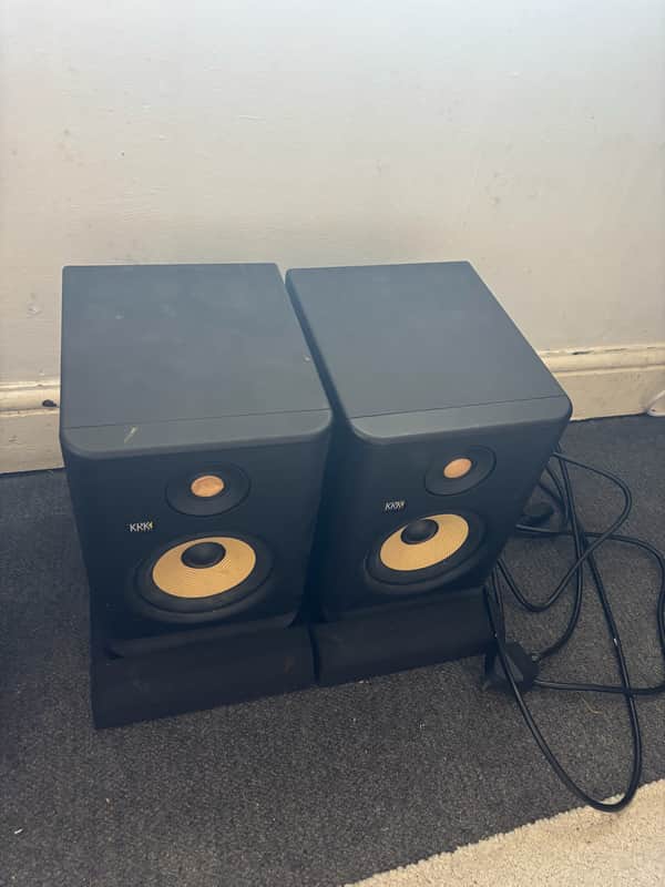 KRK RP-5 Rokit G4 2-Way 5" Active Studio Monitors (Pair) 2019 - 2021 - Black image 1