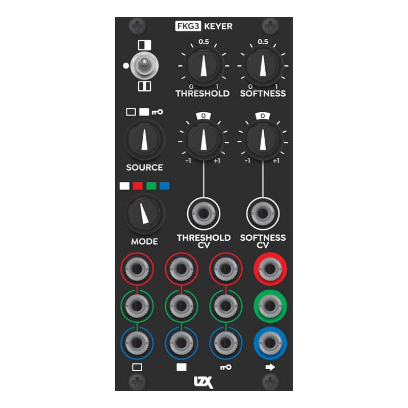 LZX Industries FKG3 Keyer Eurorack Video Module image 1