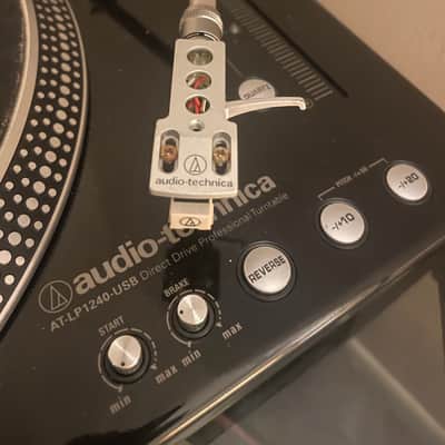 Audio-Technica AT-LP1240-USBXP Direct Drive Professional DJ Turntable 2019 - Present - Black image 2