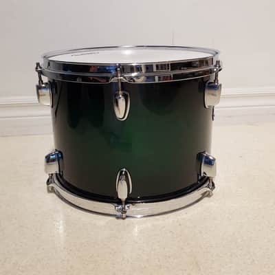 Mapex M 12"x9"inch Tom Drum W/Mount - Lacquered Green Fade - Gorgeous Clean A+ image 7