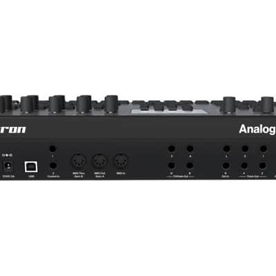 ELEKTRON ANALOG FOUR MKII BLACK SINTETIZZATORE ANALOGICO A 4 VOCI image 3