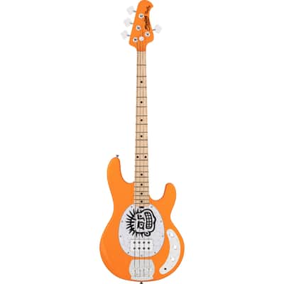 Sterling by Music Man Mike Herrera Artist Series StingRay Bass - Orange Creamsicle image 2