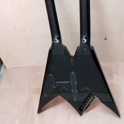 Dean Dave Mustaine VMNT Double Neck 12 string / 6 string Classic Guitar Black  2010 Black image 1