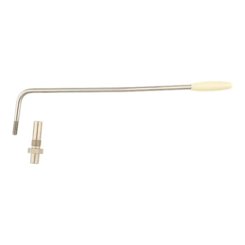 771-0405-049 American Professional Jaguar/Jazzmaster Tremolo Arm, Chrome & Arm Sleeve Kit image 1