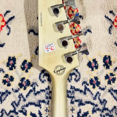 2012 Epiphone Thunderbird IV Limited Edition - TV Silver image 6