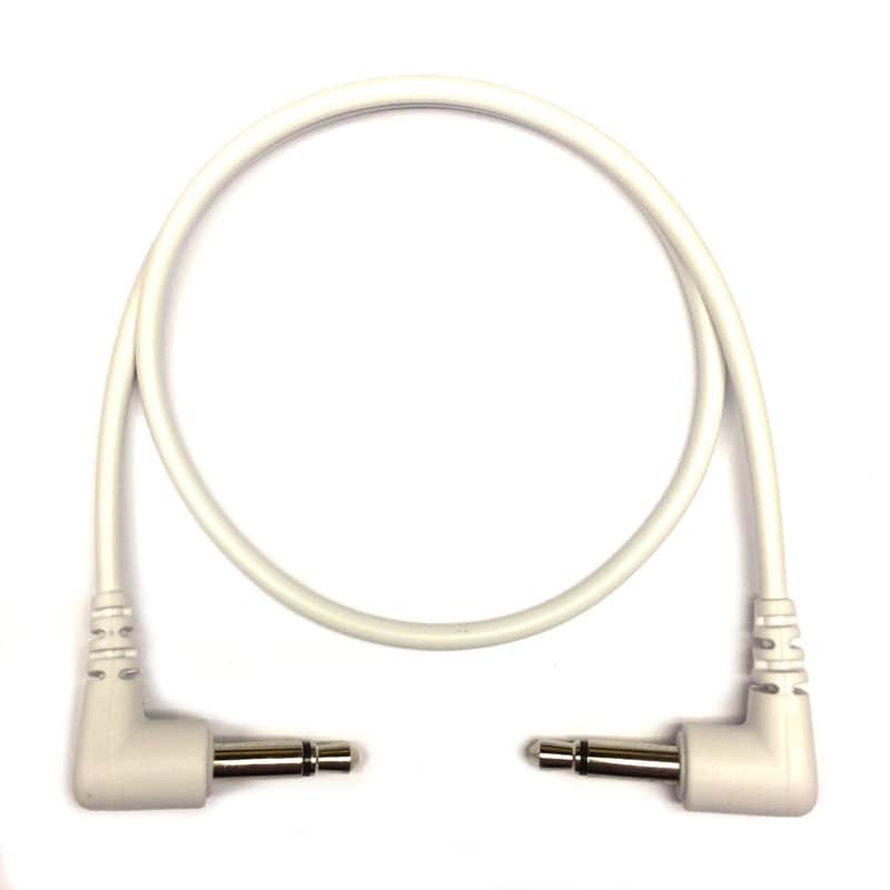 Tendrils Cables - 6x Right angled Eurorack Patch Cables-White / 60cm image 1