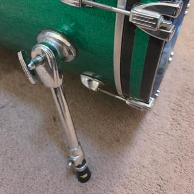 Ludwig LB844 Classic Maple 14x24" Bass Drum 2005 - Present - Green Sparkle image 4