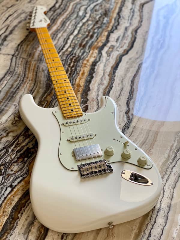 Tokai Stratocaster AST-95SH OWH/M Goldstar Sound HSS in Olympic White image 1