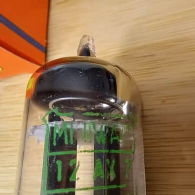 Rare early NOS NIB 1962 PHILIPS Dario Miniwatt 12AX7 ecc83 Holland BIG O getter  super strong best AMPEREX tube perfectly balanced  Orange Hiwatt Marshall, preamp image 9