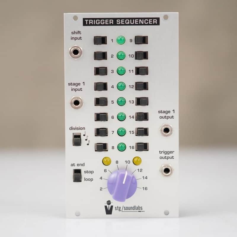 STG Soundlabs Trigger Sequencer Eurorack Module #58455 image 1